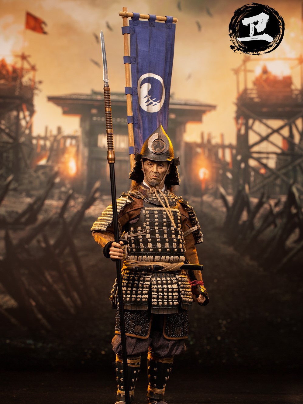 POPTOYS 1/6 Ashigaru Trio Second Bomb Wei Ashigaru 100% Alloy